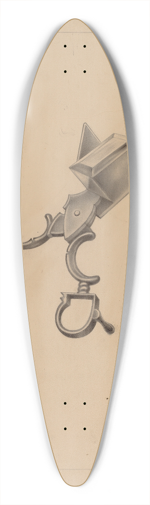 Erwin Schwabe - Candle Snuffer 39.3 inch art pintail longboard deck