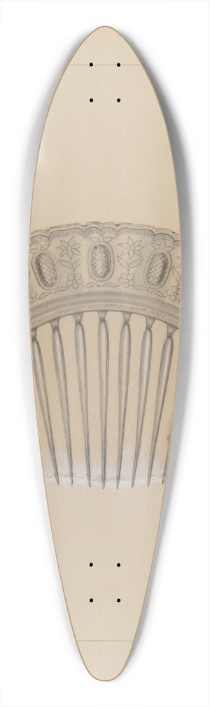Erwin Schwabe - Comb 39.3 inch art pintail longboard deck