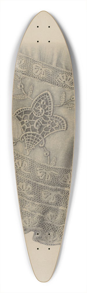 Erwin Schwabe - Cuff Lace 39.3 inch art pintail longboard deck