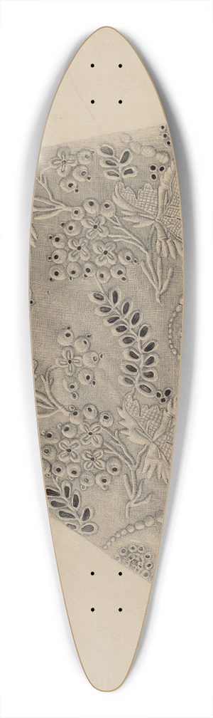 Erwin Schwabe - Embroidered Cuff 39.3 inch art pintail longboard deck