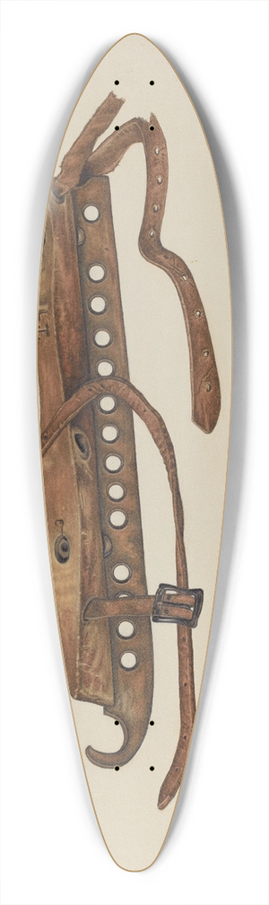 Erwin Stenzel - Ice Skate 39.3 inch art pintail longboard deck