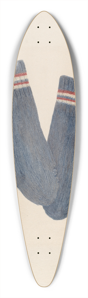 Ethel Dougan - Mittens 39.3 inch art pintail longboard deck Ethel Dougan - Mittens 39.3 inch art pintail longboard deck