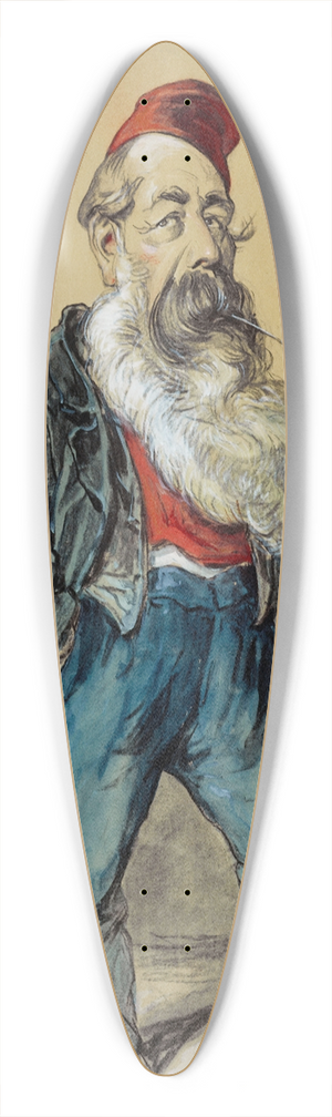 Etienne Carjat - Portrait-charge de Jules Miot (1810-1883), homme politique 39.3 inch art pintail longboard deck