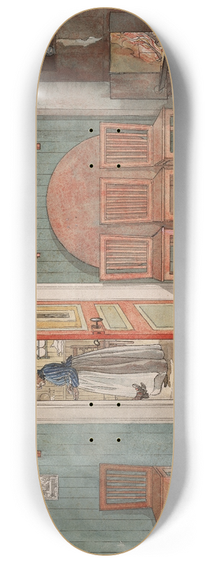 Carl Larsson - Old Anna 8.25 inch art skate deck