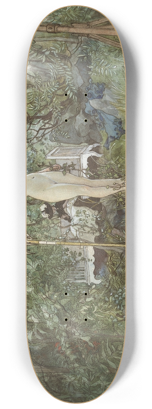Carl Larsson - Open-Air Studio 8.25 inch art skate deck