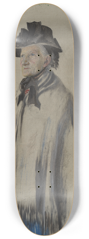 Carl Larsson - Portrait of the Artists Mother 8.25 inch art skate deck