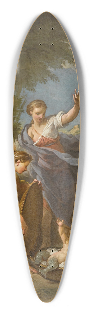 Etienne Jeaurat - The Daughters Of Cecrops Discovering Erichthonius 39.3 inch art pintail longboard deck