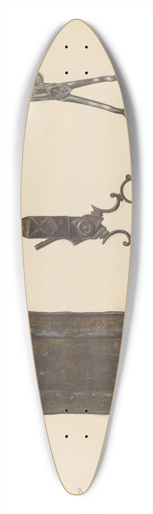 Eugene Bartz - Candle Snuffer, Trimmer & Tray 39.3 inch art pintail longboard deck