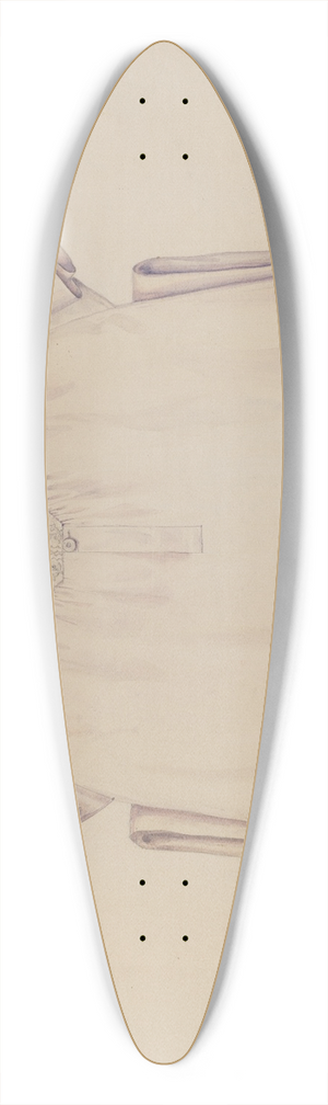 Eugene Croe - Chemise 39.3 inch art pintail longboard deck