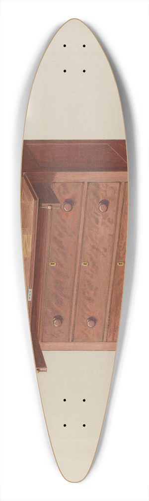 Eugene Croe - Desk 39.3 inch art pintail longboard deck