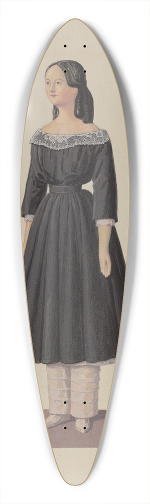 Eugene Croe - Doll 39.3 inch art pintail longboard deck