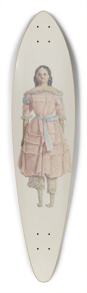 Eugene Croe - Doll Betsy 39.3 inch art pintail longboard deck