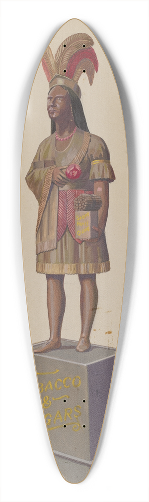 Eugene Croe - Tobacco Store Figure 39.3 inch art pintail longboard deck