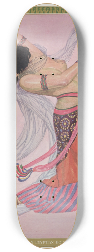 Carl Link - An Egyptian Houri 8.25 inch art skate deck