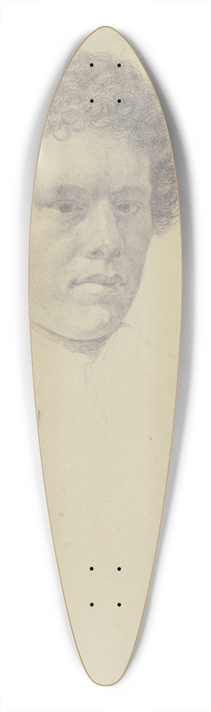 Eugen Eduard Schffer - Bildnis eines junger Mannes mit krausem Haar (Fritz Sandbhl) 39.3 inch art pintail longboard deck