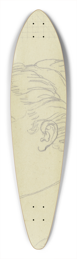 Eugen Eduard Schffer - Portrait of the Signora Celesta 39.3 inch art pintail longboard deck