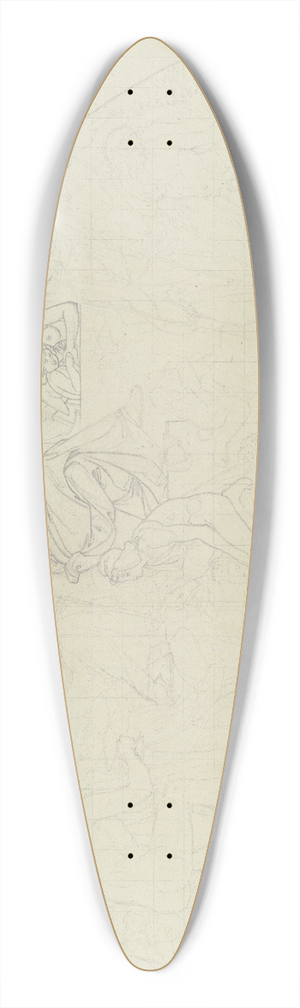 Eugen Eduard Schffer - The Olympus 39.3 inch art pintail longboard deck