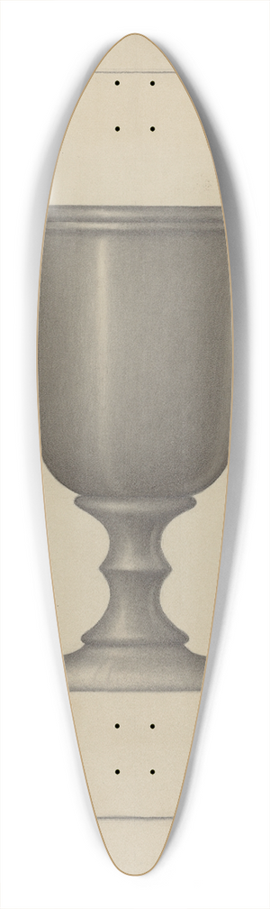 Eugene La Foret - Pewter Chalice 39.3 inch art pintail longboard deck