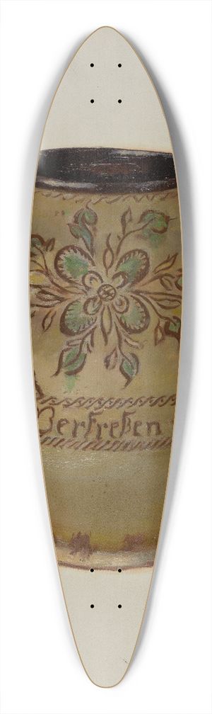 Eugene Shellady - Pa. German Jar 39.3 inch art pintail longboard deck