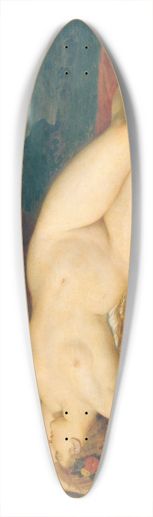 Eugen Felix - Bacchante Sleeping 39.3 inch art pintail longboard deck