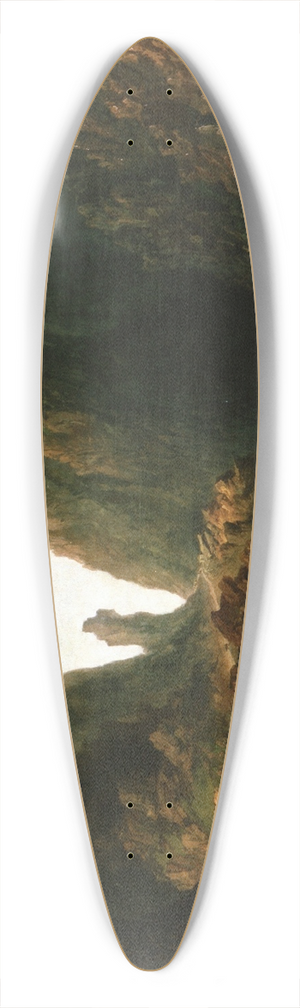 Eugenio Lucas Velzquez - Landscape with Smugglers 39.3 inch art pintail longboard deck