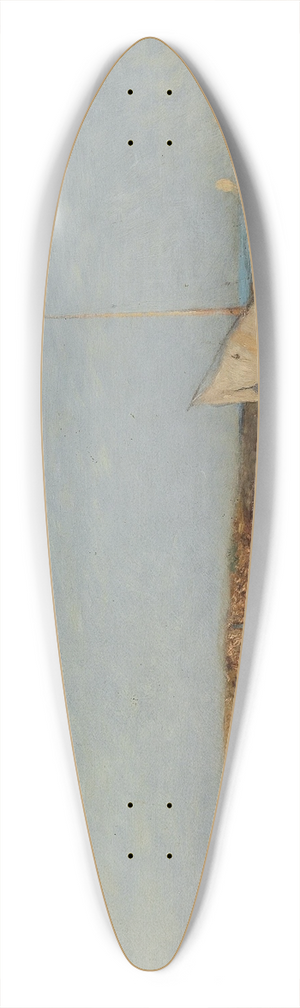 Eugen Jettel - A View of the French Coast 39.3 inch art pintail longboard deck