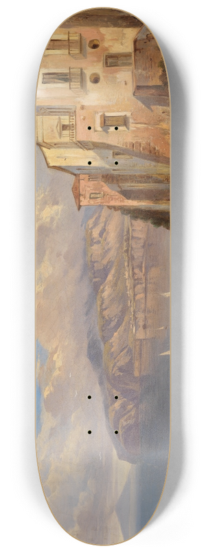 Carl Ludwig Frommel - Das Haus des Tasso in Sorrent 8.25 inch art skate deck