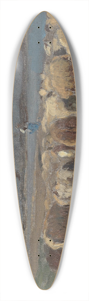 Eugen Jettel - Schafherde am Abend 39.3 inch art pintail longboard deck