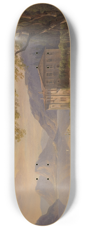 Carl Ludwig Frommel - Villa Serbelloni am Comersee 8.25 inch art skate deck