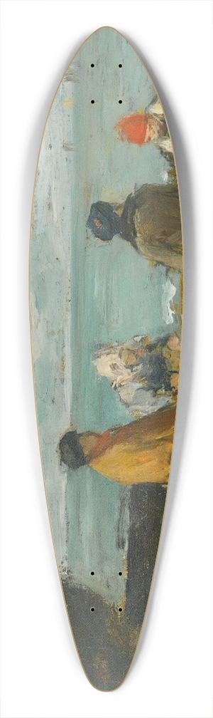 Eugne Boudin - Berck. La Plage 39.3 inch art pintail longboard deck