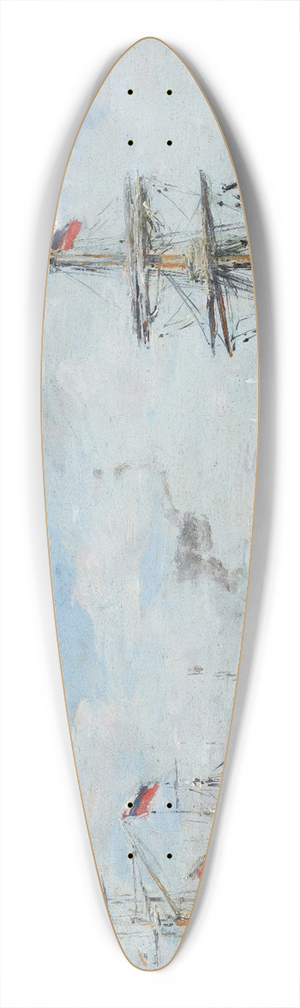 Eugne Boudin - Deauville, Le Bassin  Mare Haute 39.3 inch art pintail longboard deck