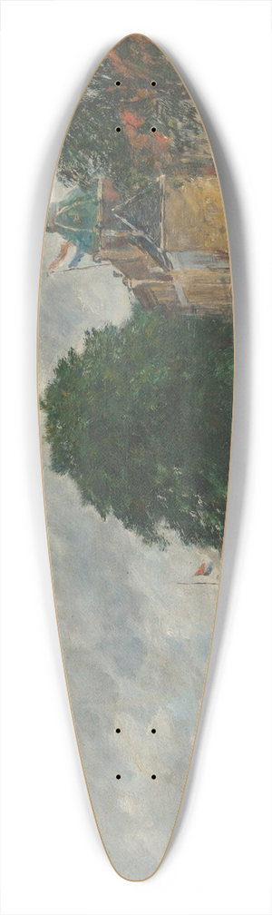 Eugne Boudin - Dordrecht. Un quai du port 39.3 inch art pintail longboard deck