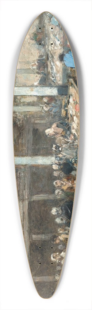 Eugne Boudin - Lancien march aux poissons Bruxelles 39.3 inch art pintail longboard deck Eugne Boudin - Lancien march aux poissons Bruxelles 39.3 inch art pintail longboard deck