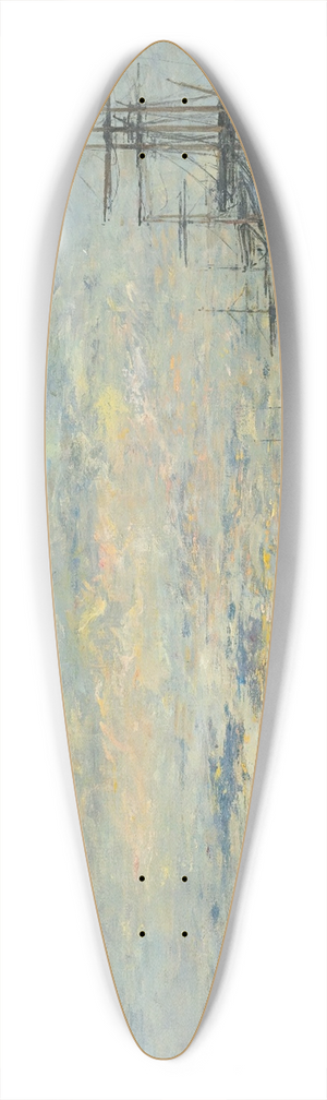 Eugne Boudin - Le Havre, Bassin De Leure 39.3 inch art pintail longboard deck