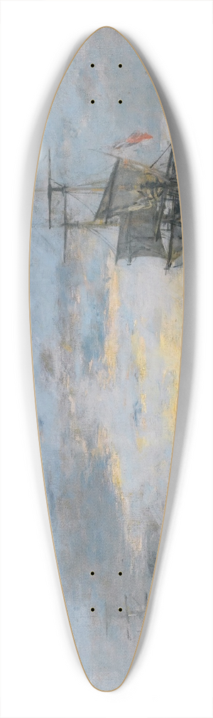 Eugne Boudin - Le Havre. Lavant-Port Au Soleil Couchant 39.3 inch art pintail longboard deck