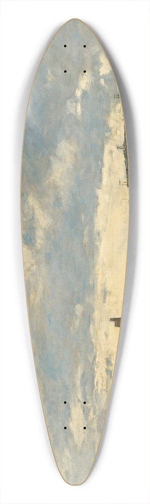Eugne Boudin - St. Vaast-la-Hougue 39.3 inch art pintail longboard deck