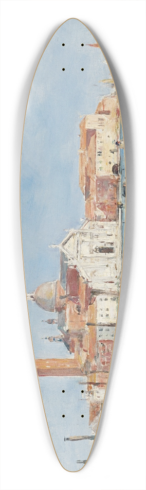 Eugne Boudin - Venise, glise San Giorgio 39.3 inch art pintail longboard deck