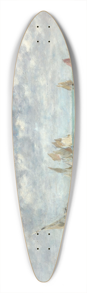Eugne Boudin - Washerwoman near Trouville 39.3 inch art pintail longboard deck