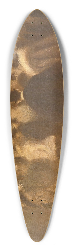 Eugne Carriere - La sortie du thtre 39.3 inch art pintail longboard deck