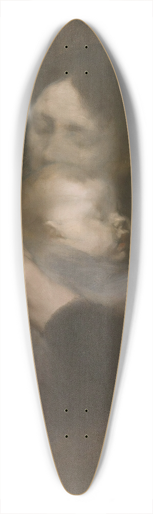 Eugne Carriere - Maternit (tendresse) 39.3 inch art pintail longboard deck