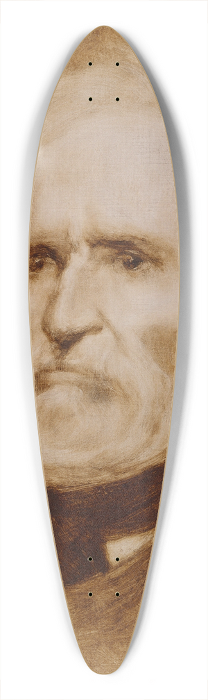 Eugne Carriere - Portrait dAuguste Blanqui (1805-1881), homme politique. 39.3 inch art pintail longboard deck