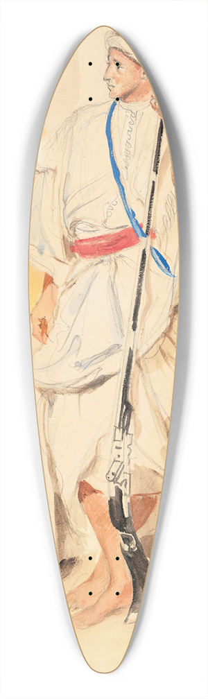 Eugne Delacroix - Arabe debout 39.3 inch art pintail longboard deck