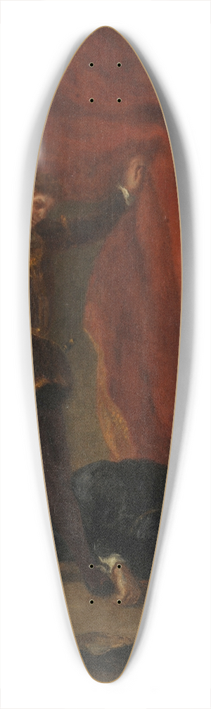 Eugne Delacroix - Hamlet devant le corps de Polonius 39.3 inch art pintail longboard deck