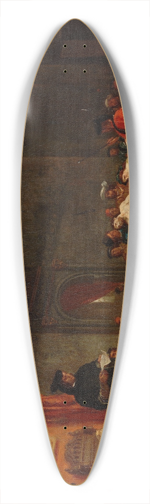 Eugne Delacroix - Les Deux Foscari 39.3 inch art pintail longboard deck Eugne Delacroix - Les Deux Foscari 39.3 inch art pintail longboard deck