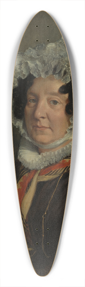 Eugne Delacroix - Madame Henri Franois Riesener (Flicit Longrois, 17861847) 39.3 inch art pintail longboard deck Eugne Delacroix - Madame Henri Franois Riesener (Flicit Longrois, 17861847) 39.3 inch art pintail longboard deck
