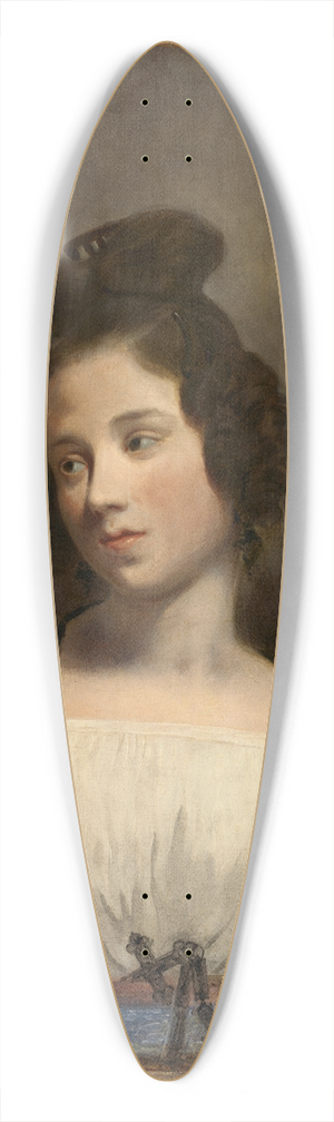 Eugne Delacroix - Mlle. Alexandrine-Julie de la Boutraye 39.3 inch art pintail longboard deck