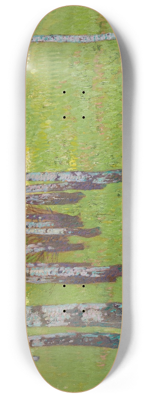 Carl Moll - Birkenwldchen im Abendlicht 8.25 inch art skate deck