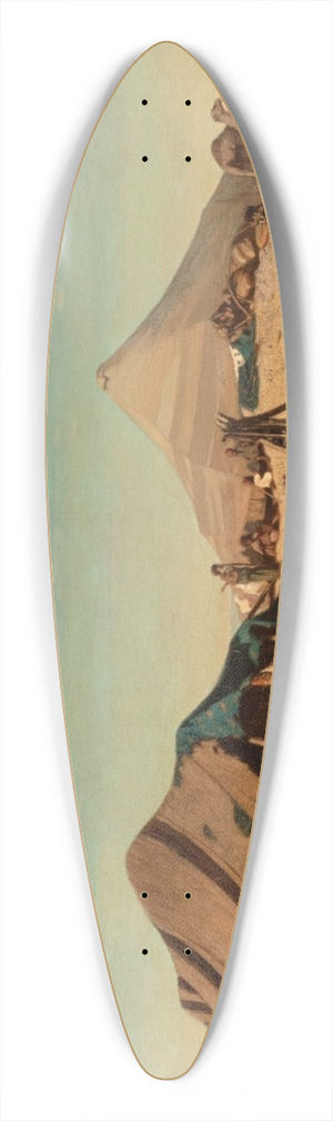 Eugne Fromentin - Halt in the Desert 39.3 inch art pintail longboard deck