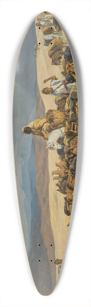 Eugne Girardet - The Water Carriers, Tangier 39.3 inch art pintail longboard deck
