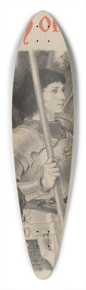 Eugne Grasset - Mark Twains Joan of Arc 39.3 inch art pintail longboard deck
